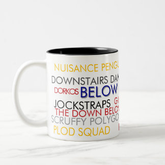 Tasse 2 Couleurs Sous La Ligne