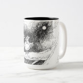 Tasse 2 Couleurs sous la lune (Devant droit)