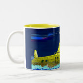 Tasse 2 Couleurs Sous-marin jaune (Gauche)