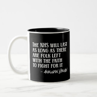 Tasse 2 Couleurs Soutenez le NHS Aneurin Nye Bevan Fière du NHS