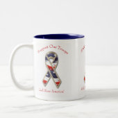 Tasse 2 Couleurs Soutenez Nos Troupes Musique (Gauche)