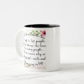 Tasse 2 Couleurs Soutenir les bons conseillers (Devant gauche)