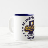 Tasse 2 Couleurs South Bend, Indiana (Devant gauche)