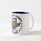 Tasse 2 Couleurs South Bend, Indiana (Devant droit)