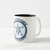 Tasse 2 Couleurs Southport. (Devant droit)