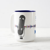 Tasse 2 Couleurs Soutien de la radio publique (Devant gauche)