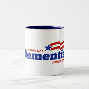 Tasse 2 Couleurs Soutien Démence Biden 2024