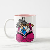 Tasse 2 Couleurs Soutiens-gorge et humour de rides (Gauche)