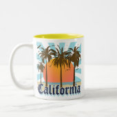 Tasse 2 Couleurs Souvenir de cru de la Californie (Gauche)