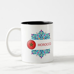 Tasse 2 Couleurs Souvenir du Maroc coloré