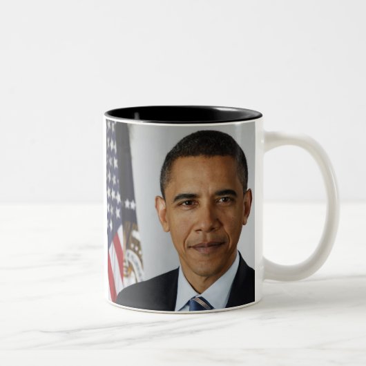 Tasse 2 Couleurs Souvenir officiel d'inauguration d'Obama (Droit)