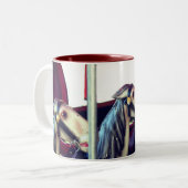 Tasse 2 Couleurs Souvenirs du cheval de carrousel (Devant gauche)