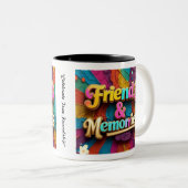 Tasse 2 Couleurs "Souvenirs sincères" (Devant droit)