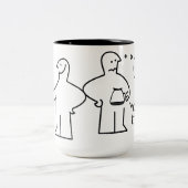 Tasse 2 Couleurs soyez aimable, rebobinage (Centre)