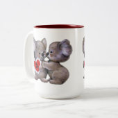Tasse 2 Couleurs Soyez des koala de mine (Devant gauche)