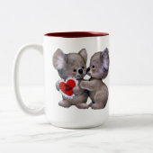 Tasse 2 Couleurs Soyez des koala de mine (Gauche)