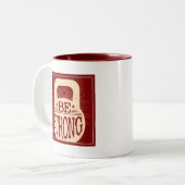 Tasse 2 Couleurs Soyez fort (Devant gauche)