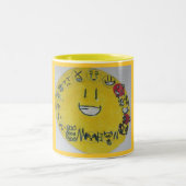 Tasse 2 Couleurs Soyez heureux (Centre)