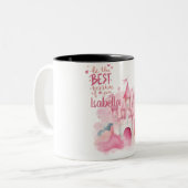 Tasse 2 Couleurs Soyez la meilleure version de vous personnalisable (Devant gauche)