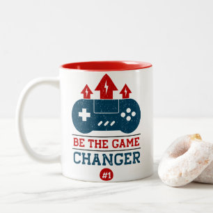 Tasse 2 Couleurs Soyez le changeur de jeu #1 Jeu