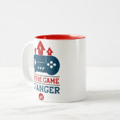 Tasse 2 Couleurs Soyez le changeur de jeu #1 Jeu (Devant gauche)