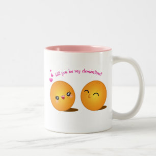 Tasse 2 Couleurs Soyez ma clémentine