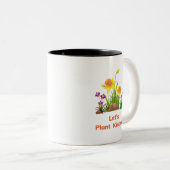 Tasse 2 Couleurs Soyons gentils Plantes (Devant droit)