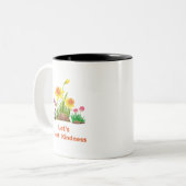 Tasse 2 Couleurs Soyons gentils Plantes (Devant gauche)