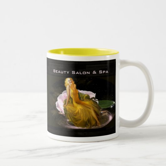 Tasse 2 Couleurs Spa de beauté 1 - Mug, Coupe (Droit)