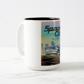 Tasse 2 Couleurs Space City Houston (Devant gauche)