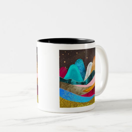 Tasse 2 Couleurs Space Mountains (Devant droit)