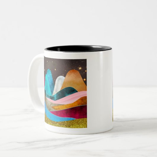 Tasse 2 Couleurs Space Mountains (Devant gauche)