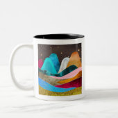 Tasse 2 Couleurs Space Mountains (Gauche)
