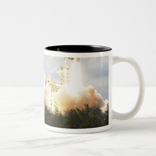 Tasse 2 Couleurs Space Shuttle Atlantis se lève sur 22 (Droit)
