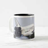 Tasse 2 Couleurs Space Shuttle Discovery touche 2 (Devant gauche)