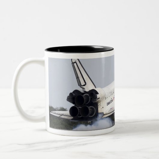 Tasse 2 Couleurs Space Shuttle Discovery touche 2 (Gauche)