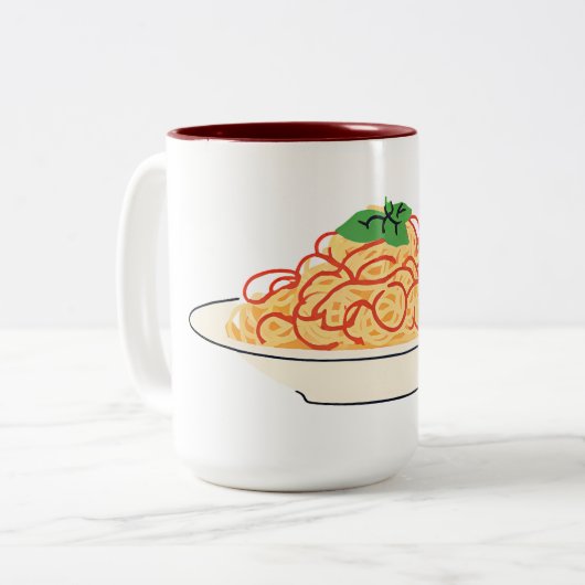 Tasse 2 Couleurs Spaghetti (Devant gauche)