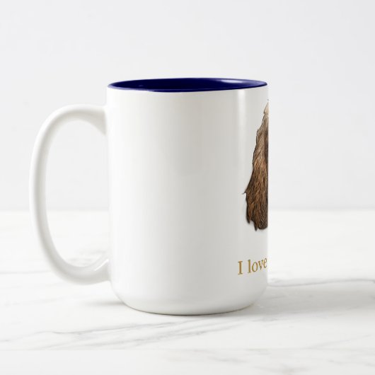 Tasse 2 Couleurs spaniers cocker (Gauche)