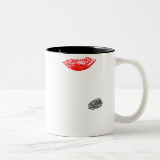 Tasse 2 Couleurs Special Valentine's Kiss (Droit)