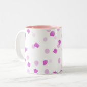 Tasse 2 Couleurs Speckles roses (Devant gauche)