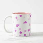 Tasse 2 Couleurs Speckles roses (Gauche)