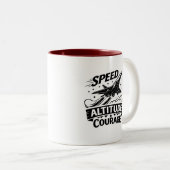 Tasse 2 Couleurs Speed Altitude Courage Aviation Jet Design (Devant droit)