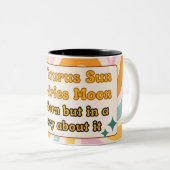 Tasse 2 Couleurs Speedster têtu - Taurus Sun, Aries Moon Zodiac (Devant droit)