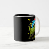 Tasse 2 Couleurs Spina bifida sensibilisation requin et dinosaure (Devant droit)