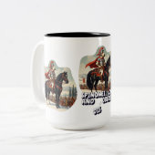 Tasse 2 Couleurs Spinone Italien loyal (Devant gauche)