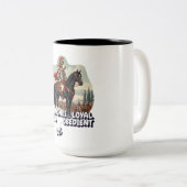 Tasse 2 Couleurs Spinone Italien loyal (Devant droit)