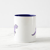 Tasse 2 Couleurs Spinosaurus pourpre (Centre)