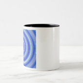 Tasse 2 Couleurs Spiral bleu et bleu clair (Centre)