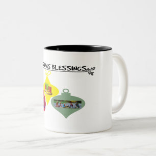 Tasse 2 Couleurs Spirit of Christmas Trio of Religious Ornaments