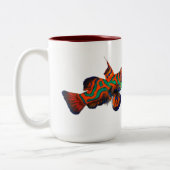 Tasse 2 Couleurs Splendide Mandarinfish mug, Synchiropus splendidus (Gauche)